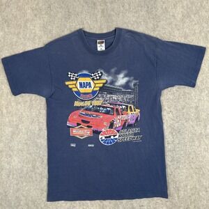 Vintage Atlanta Motor Speedway Shirt 1997 NASCAR Napa 500 Large Single Stitch